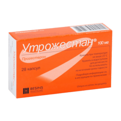 Utrogestan, capsules 100 mg 28 pcs