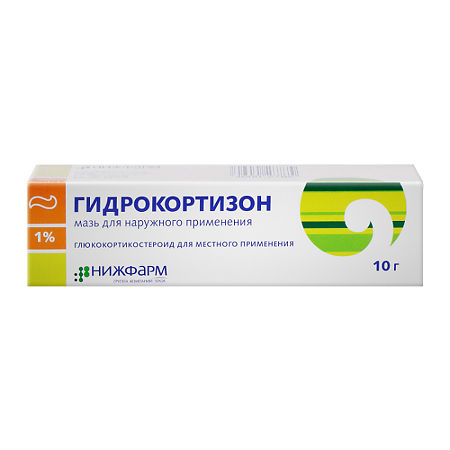 Hydrocortisone, 1% ointment 10 g