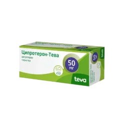 Ципротерон-Тева, таблетки 50 мг 50 шт