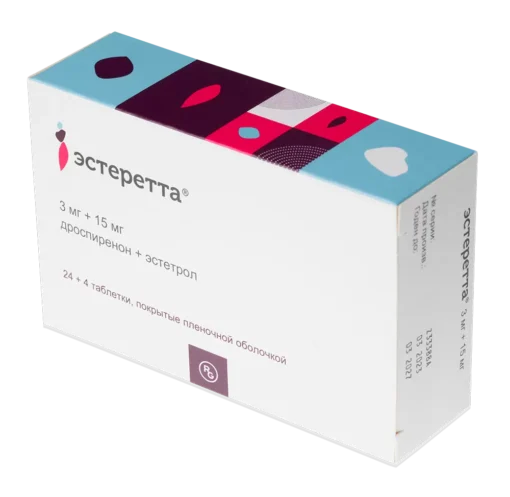 Esterett 3 mg+15 mg 28 pcs